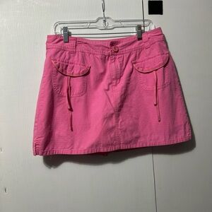 Y2K Carolina’s Blues Pink Skort Size 14 Boho